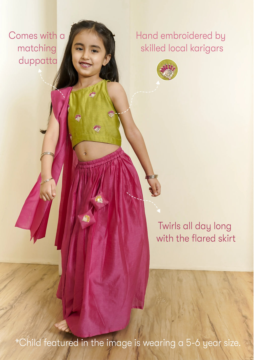 GULABO SKIRT TOP SET