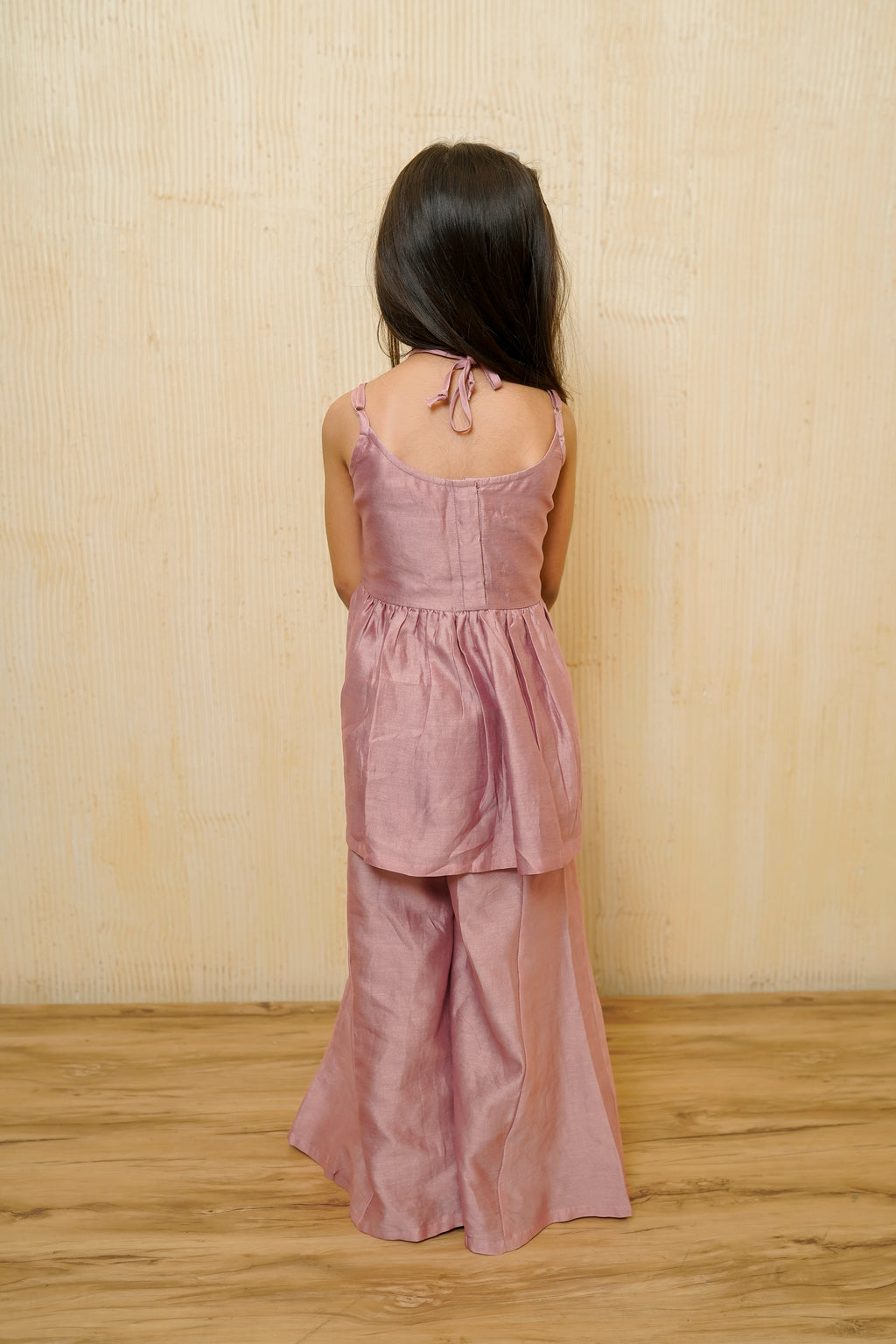 CHANDERI PEPLUM SET