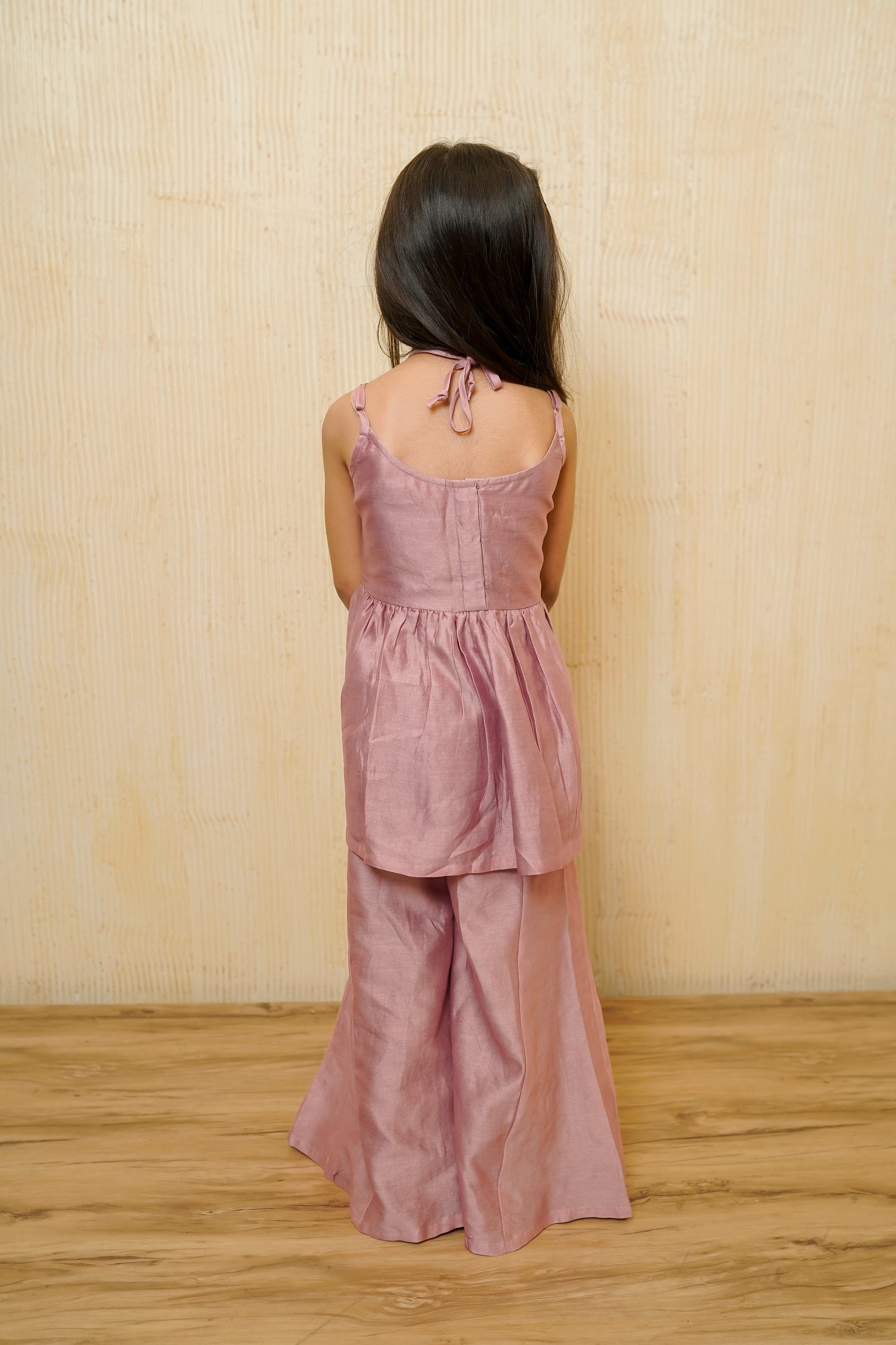 CHANDERI PEPLUM SET