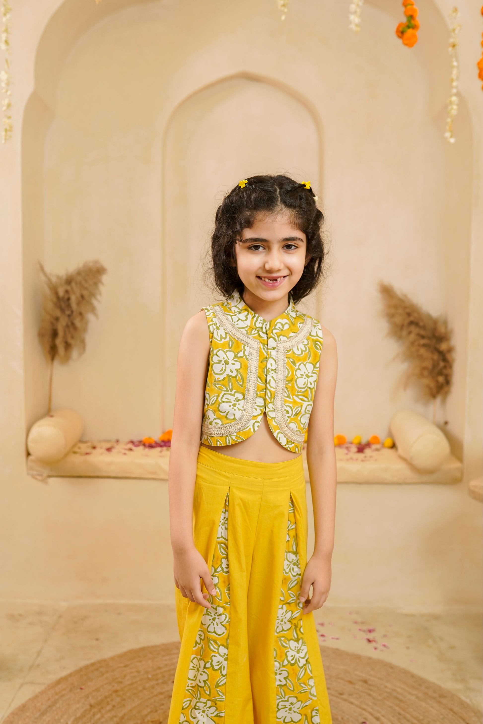 BAAGH CROP TOP FLARED PANTS SET