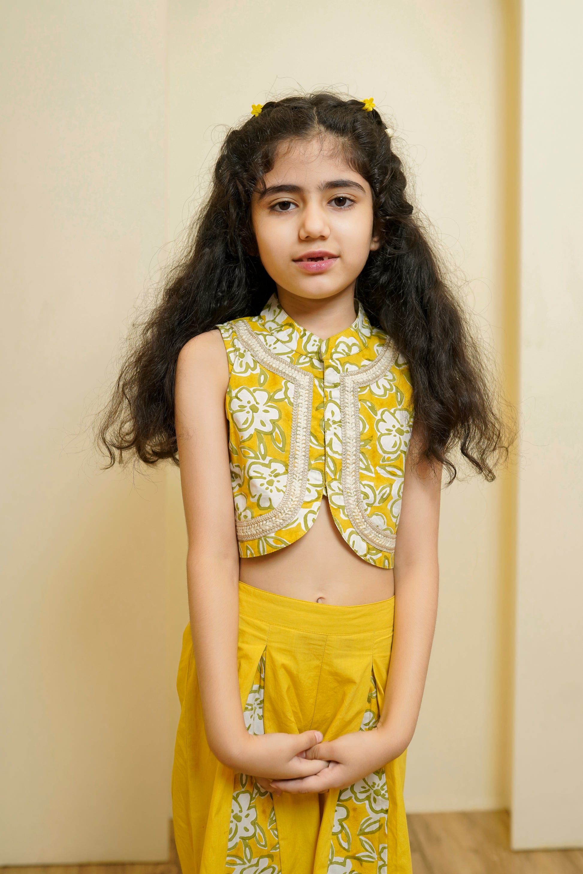 BAAGH CROP TOP FLARED PANTS SET