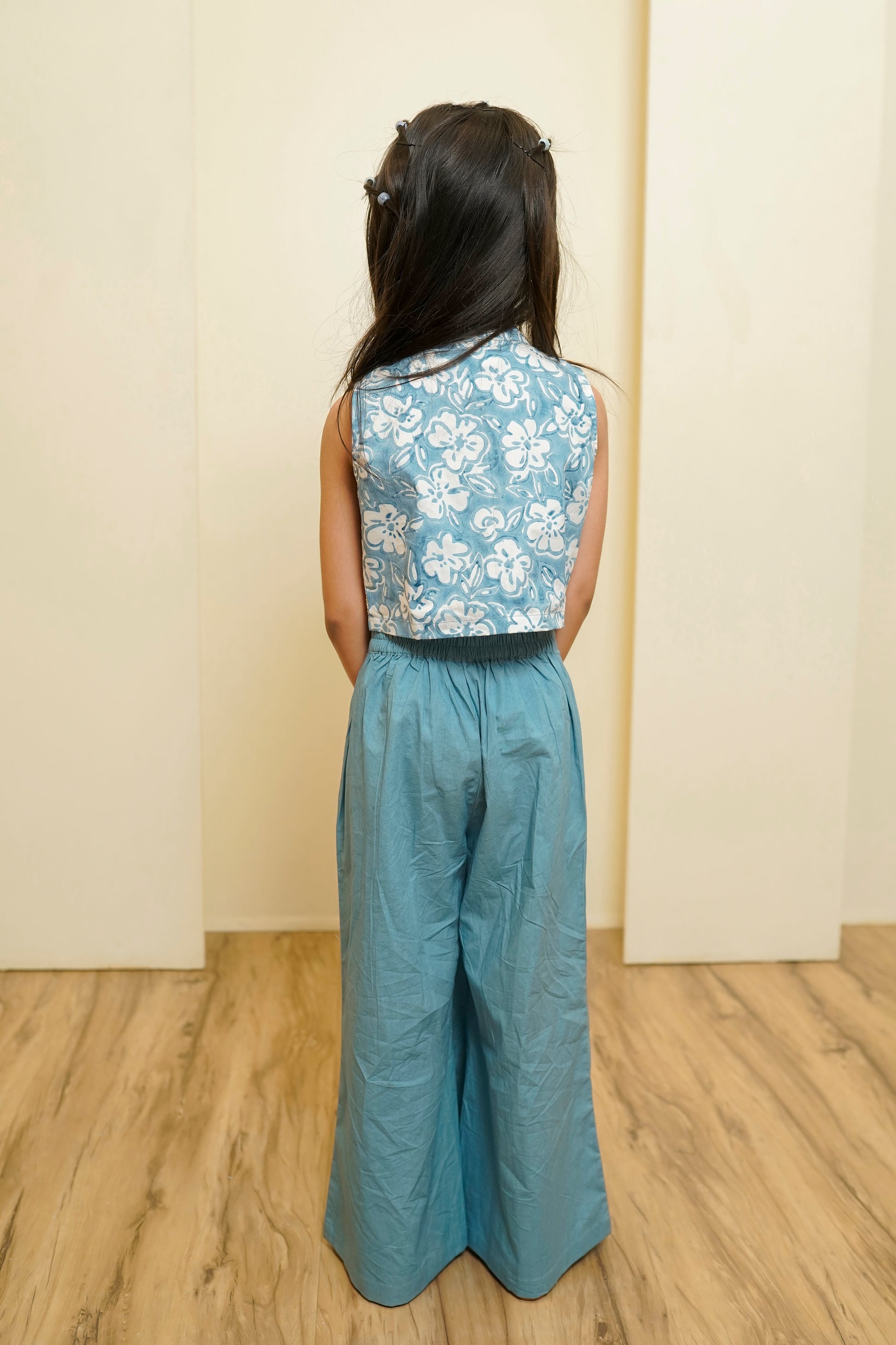 BAAGH CROP TOP FLARED PANTS SET